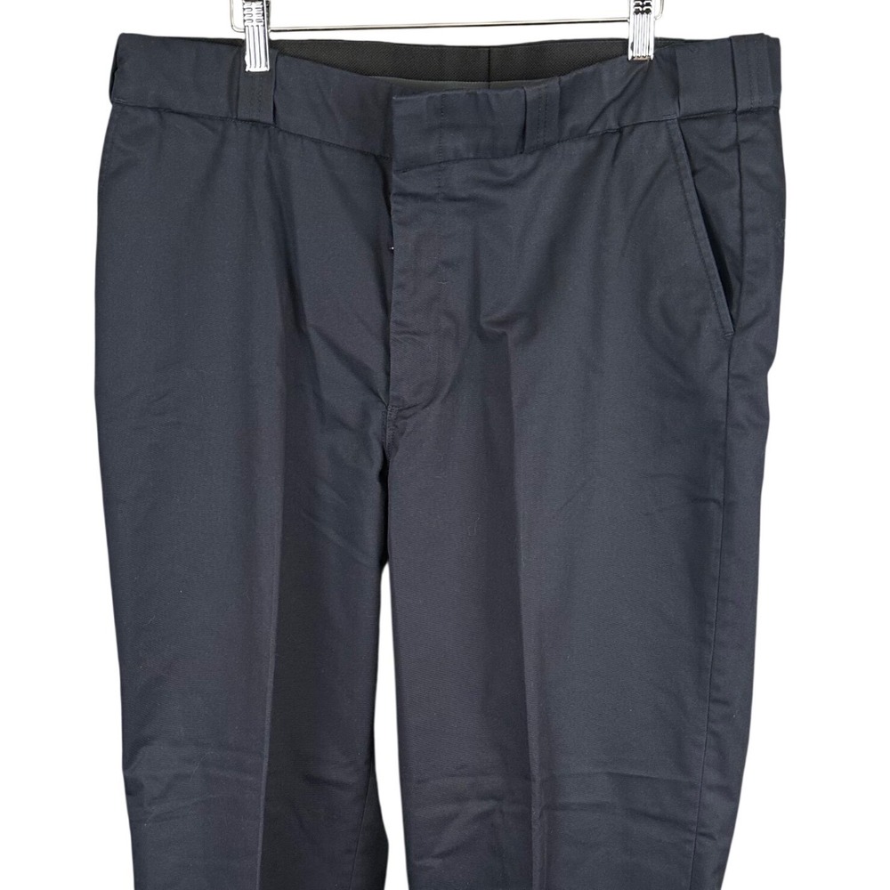 Elbeco Mens Navy Blue Uniform Trousers Flat Front Duty Pants 40 Regular